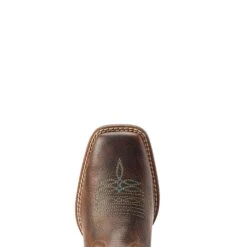Bota Vaquera Infantil Lonestar Rowdy Rust -Ariat Mexico Sales S23 YTH WEST 10044405 toe