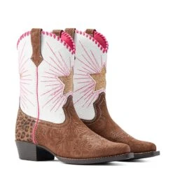 Bota Vaquera Infantil Heritage Star -Ariat Mexico Sales S23 YTH WEST 10044546 pair